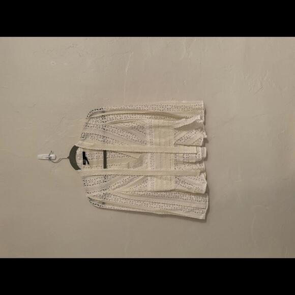 Maje White/Off White Lace top 1 - Picture 3 of 5